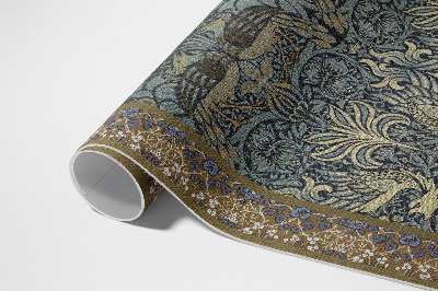 Tapis vinyle rectangulaire Le Paon et le Dragon de William Morris