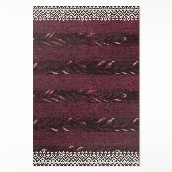 Tapis vinyle Rayures de feuilles de Furuya Korin