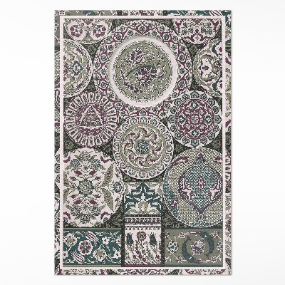 Tapis vinyle rectangulaire Les Mandalas d'Albert Racinet