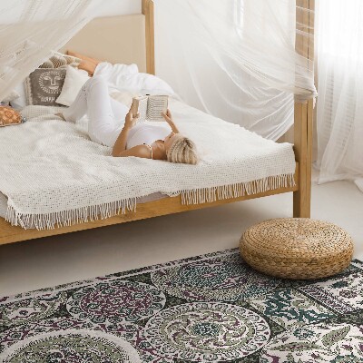 Tapis vinyle rectangulaire Les Mandalas d'Albert Racinet