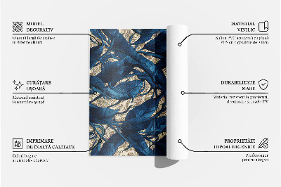 Tapis vinyle Ornement gothique à motifs d'oiseaux et de plantes