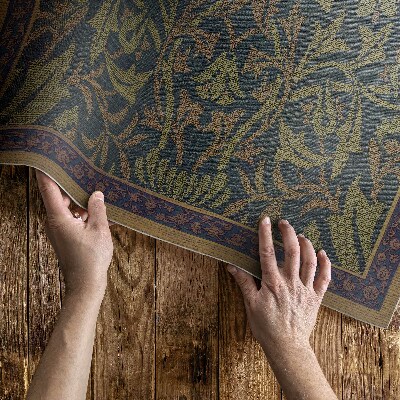 Tapis vinyle rectangulaire Jardin de fleurs de William Morris