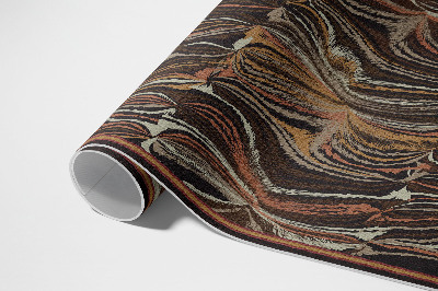 Tapis vinyle rectangulaire Formes abstraites imitation tissu vintage