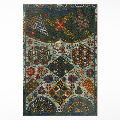 Tapis vinyle rectangulaire Motif japonais Albert Racinet