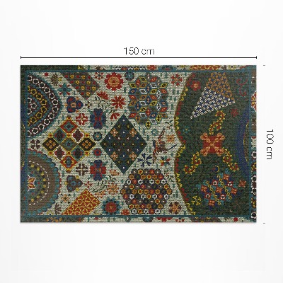 Tapis vinyle rectangulaire Motif japonais Albert Racinet