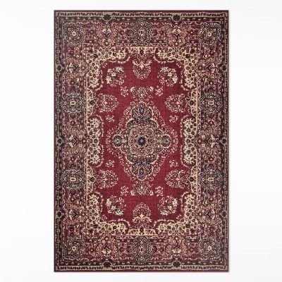 Tapis vinyle rectangulaire Détails de motifs ornementaux à l'ancienne