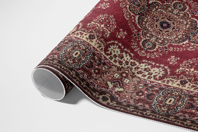 Tapis vinyle rectangulaire Détails de motifs ornementaux à l'ancienne