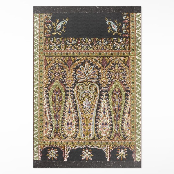 Tapis vinyle rectangulaire Modèle en cachemire Sir Matthew Digby Wyatt