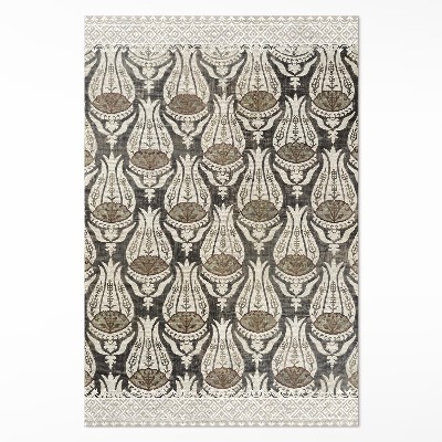 Tapis vinyle rectangulaire Pichets floraux William Morris
