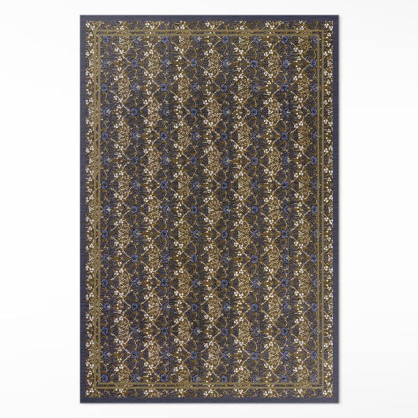 Tapis vinyle rectangulaire Conception de puits de lumière William Morris