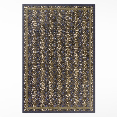 Tapis vinyle rectangulaire Conception de puits de lumière William Morris