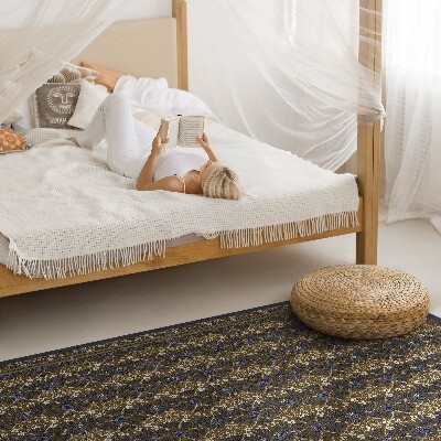 Tapis vinyle rectangulaire Conception de puits de lumière William Morris