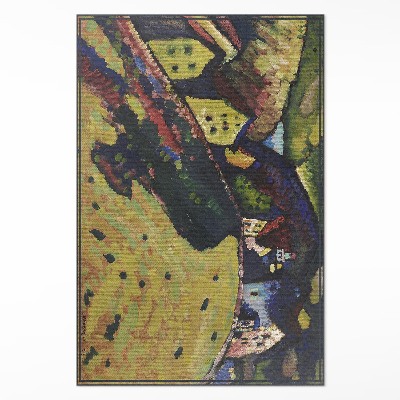 Tapis vinyle Maisons à Murnau – Vassily Kandinsky