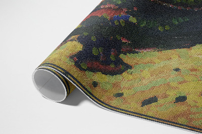 Tapis vinyle Maisons à Murnau – Vassily Kandinsky