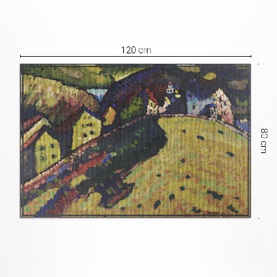 Tapis vinyle Maisons à Murnau – Vassily Kandinsky