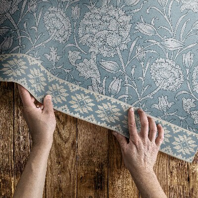 Tapis vinyle rectangulaire Tulipe William Morris