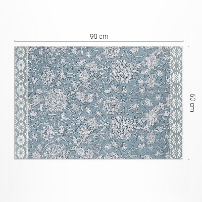 Tapis vinyle rectangulaire Tulipe William Morris