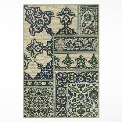 Tapis vinyle rectangulaire Le design décoratif d'Albert Racinet