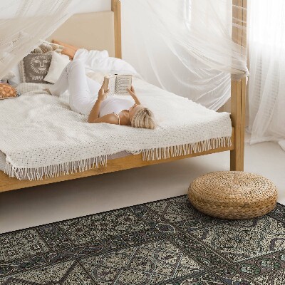 Tapis vinyle rectangulaire Le Moyen Âge Albert Racinet