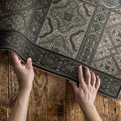 Tapis vinyle rectangulaire Le Moyen Âge Albert Racinet