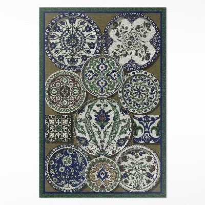Tapis vinyle Les roues à motifs d'Albert Racinet