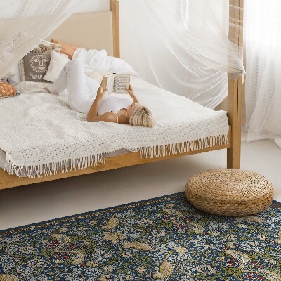 Tapis vinyle rectangulaire Le voleur de fraises de William Morris