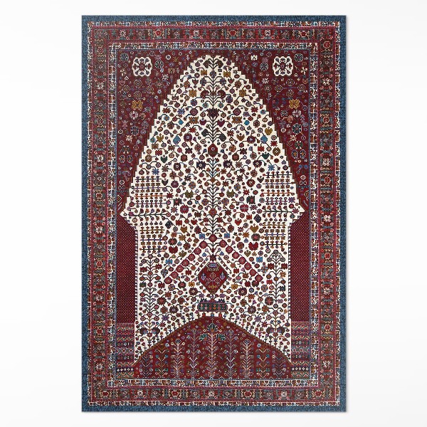 Tapis vinyle Motif de conception ornementale avec détails