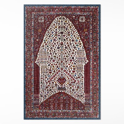 Tapis vinyle Motif de conception ornementale avec détails