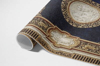 Tapis vinyle rectangulaire Couverture de livre au design antique