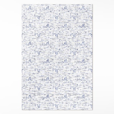 Tapis vinyle Motif bohème régulier et délicat d'oiseaux