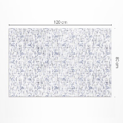 Tapis vinyle Motif bohème régulier et délicat d'oiseaux