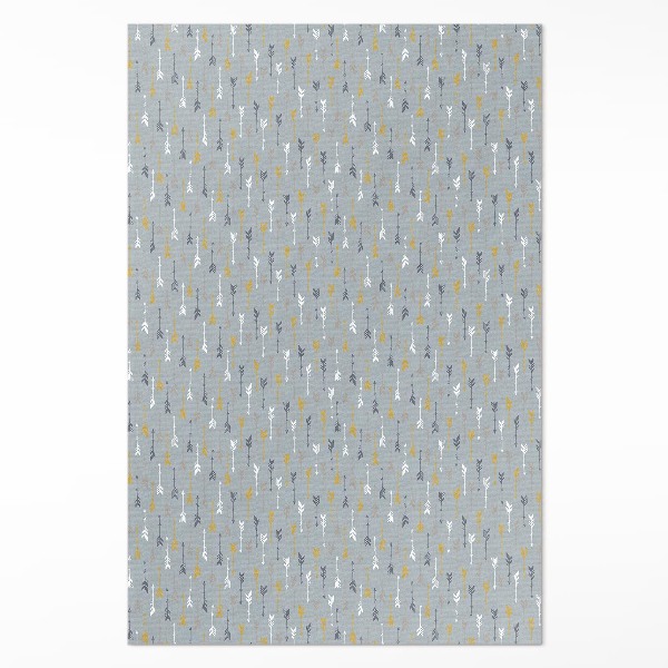 Tapis vinyle rectangulaire Motif délicat de flèches indiennes bohèmes