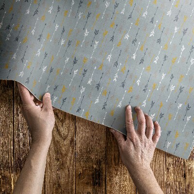 Tapis vinyle rectangulaire Motif délicat de flèches indiennes bohèmes