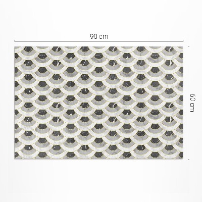 Tapis vinyle Motif régulier d'écailles de pierre et de marbre