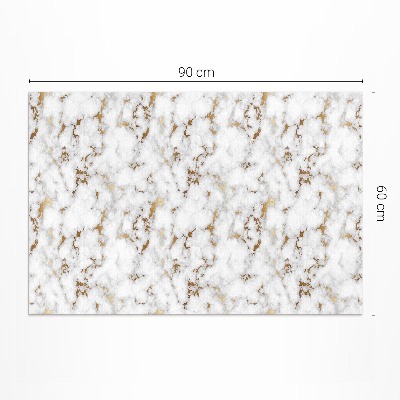 Tapis vinyle rectangulaire Le marbre clair, une pierre à la mode