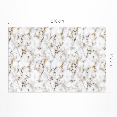 Tapis vinyle rectangulaire Le marbre clair, une pierre à la mode