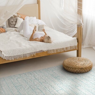 Tapis vinyle rectangulaire Panneaux de plancher en bois clair