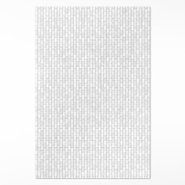 Tapis vinyle Mosaïque élégante en briques brillantes