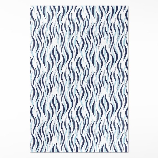 Tapis vinyle Graphiques peints de vagues de la mer