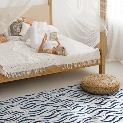 Tapis vinyle Graphiques peints de vagues de la mer