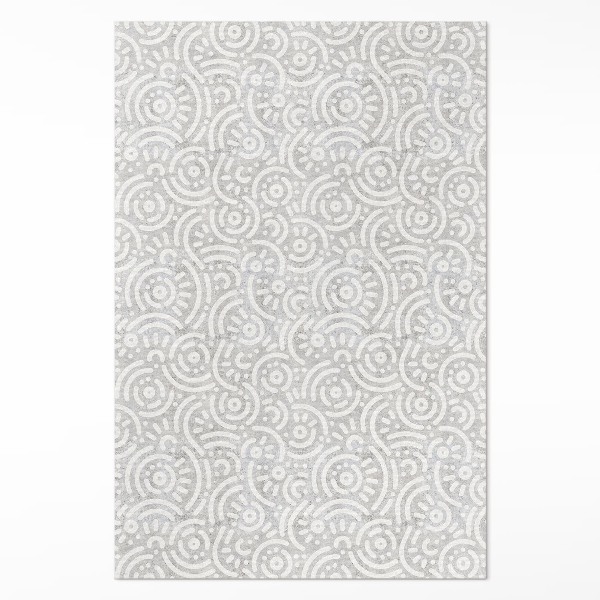 Tapis vinyle rectangulaire Formes orientales abstraites et lignes bohèmes