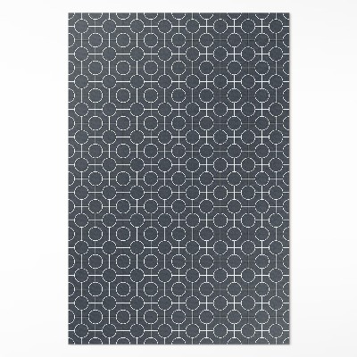 Tapis vinyle Motif géométrique régulier de cercles