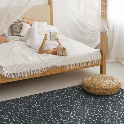 Tapis vinyle Motif géométrique régulier de cercles