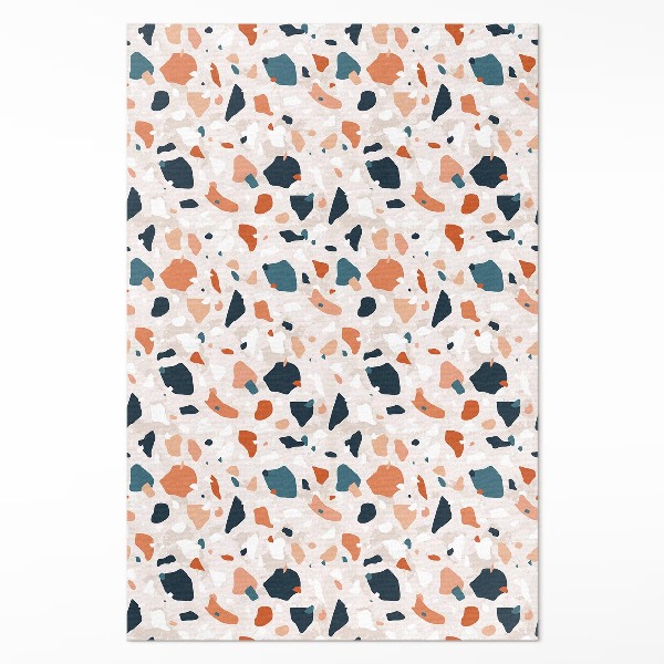 Tapis vinyle Pierre décorative en grès pastel de style bohème