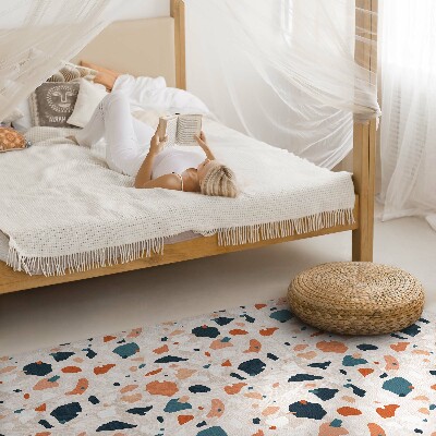 Tapis vinyle Pierre décorative en grès pastel de style bohème