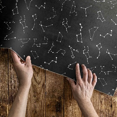 Tapis vinyle Constellations, horoscope, zodiaque, cosmos