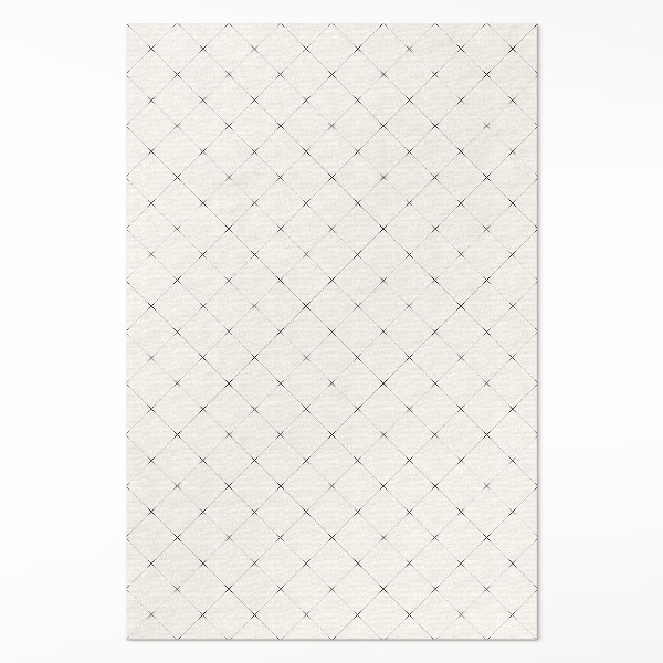 Tapis vinyle Carrés subtils de carreaux clairs