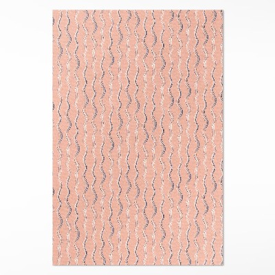 Tapis vinyle Ondes bohèmes aux couleurs pastel