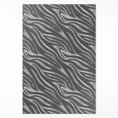Tapis vinyle Motif zébré à rayures irrégulières