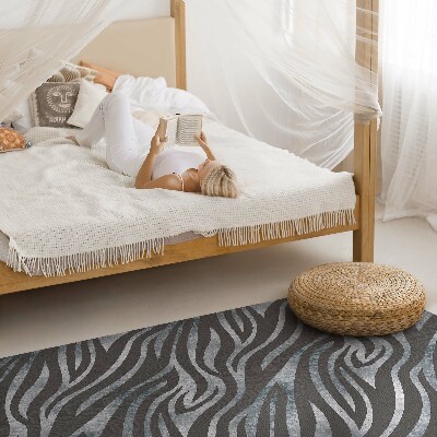 Tapis vinyle Motif zébré à rayures irrégulières